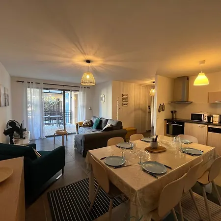 Apartment T3 A Avec Terrasse Et Parking Securise - Fr-1-374-233 Arcachon